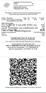 Nota Fiscal de Consumidor Eletrônica - NFCe
